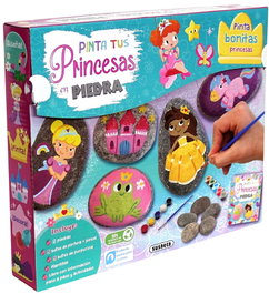 SUSAETA EDICIONES Pinta tus princesas en piedra