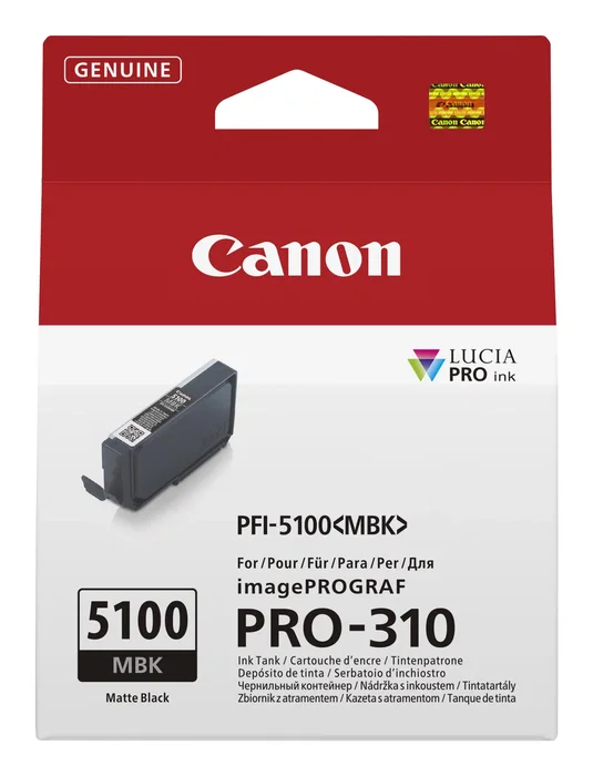 Canon PFI-5100 MBK Negro mate