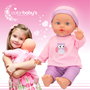 Colorbaby's Bebé blandito con ropa y gorrito