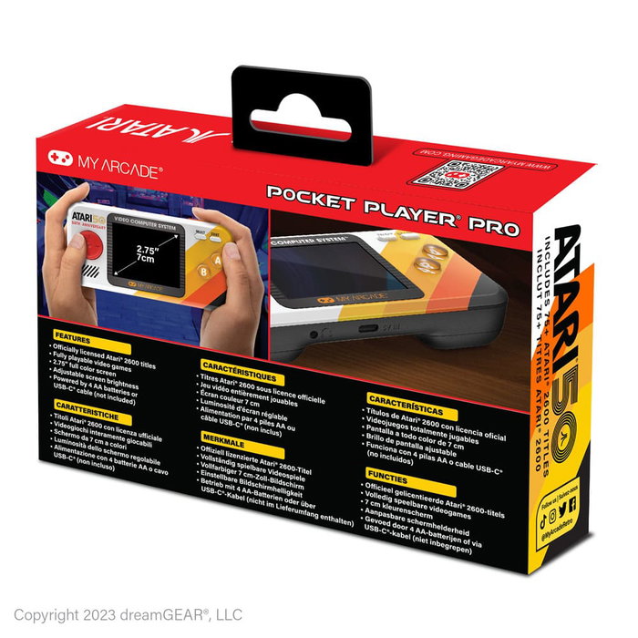 Atari Consola de Juego Pocket Player Pro