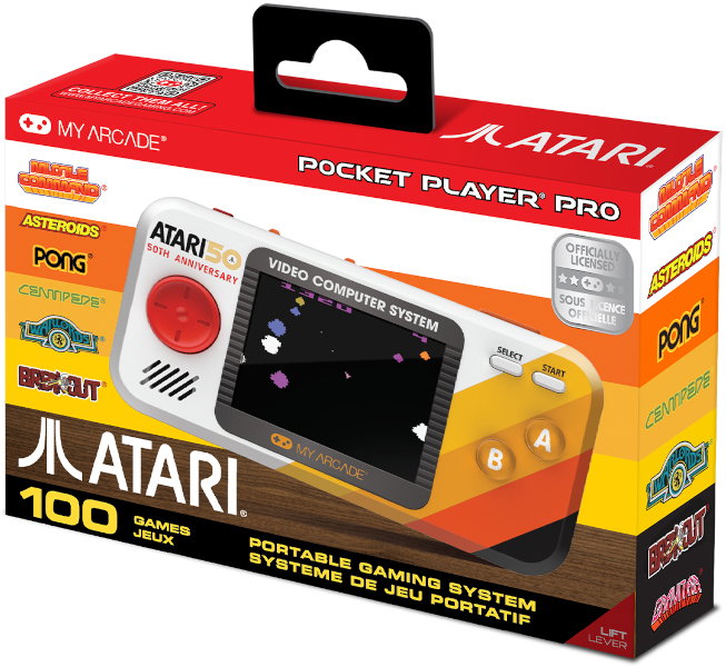 dreamGear My Arcade Pocket Player Pro Atari (100 en 1) dreamGear My Arcade Pocket Player Pro Atari (100 en 1)