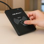 Qoltec Sistema hotelero EV con programador de tarjetas, software y 5 tarjetas EV