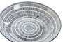DKD Home Decor Set de 4 Platos de Porcelana Azul y Blanco 20x20x4 cm