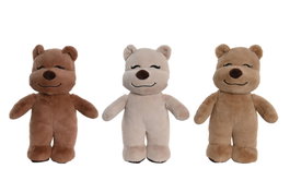 DKD Home Decor Set de 3 Peluches de Oso en Poliéster