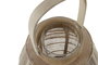 DKD Home Decor Portavelas Bambú Lino Natural 28x28x51 cm