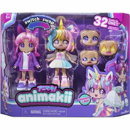 Bandai Muñeca personalizable Animakii Unicornio y Murciélago