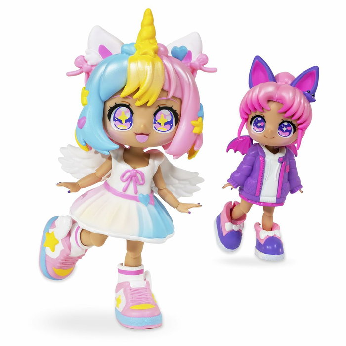 Bandai Muñeca personalizable Animakii Unicornio y Murciélago