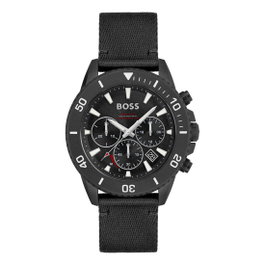 Boss Reloj 1513940 con Esfera Azul y Correa de Piel Marrón