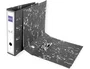 Liderpapel Archivador de Palanca Folio Classic Black Negro Compresor Metal Rado Lomo 75mm