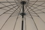 DKD Home Decor Parasol de Terraza y Jardín Arena/Negro 280x280x250 cm UV 50+ Reclinable