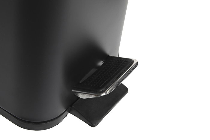 Papelera Loft DKD Home Decor Negro Natural 14 x 28 x 28 cm