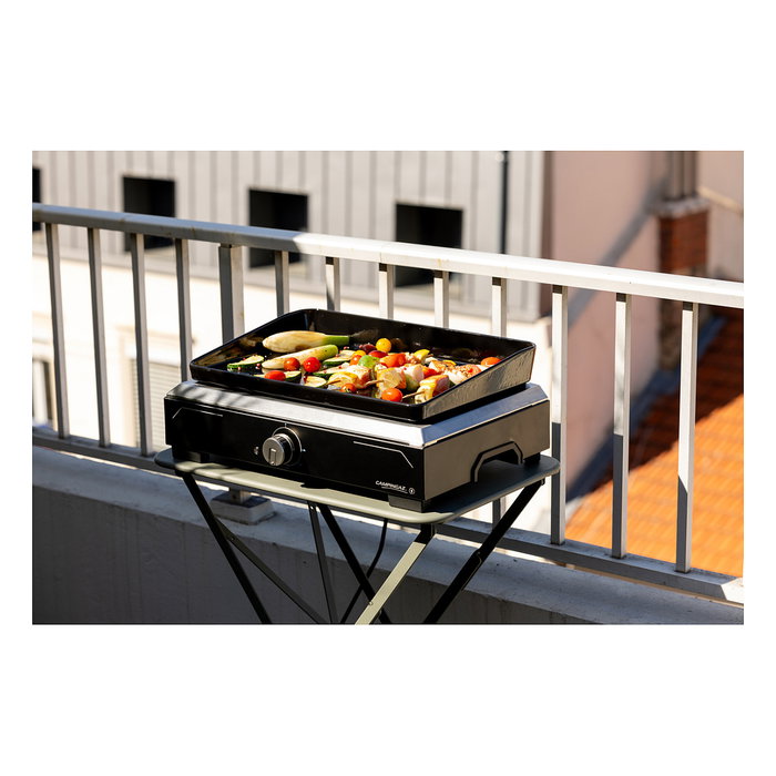 Campingaz Plancha Electric 1 XD con superficie de hierro fundido