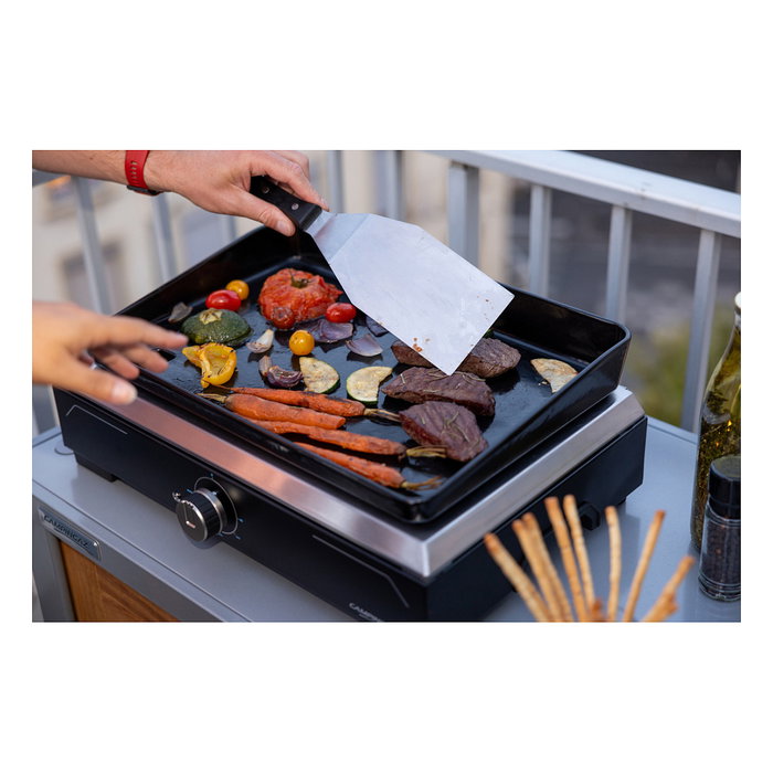 Campingaz Plancha Electric 1 XD con superficie de hierro fundido