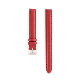 Tommy Hilfiger Correa de Piel Roja 12mm