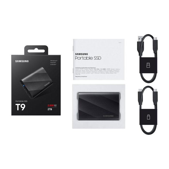 Samsung Portable SSD T9 2 TB Negro