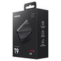 Samsung T9 Portable SSD 2TB USB 3.2 Gen 2x2 (MU-PG2T0B) Negro - 2000 MB/s, Protección Contra Caídas, Cifrado AES 256-bit