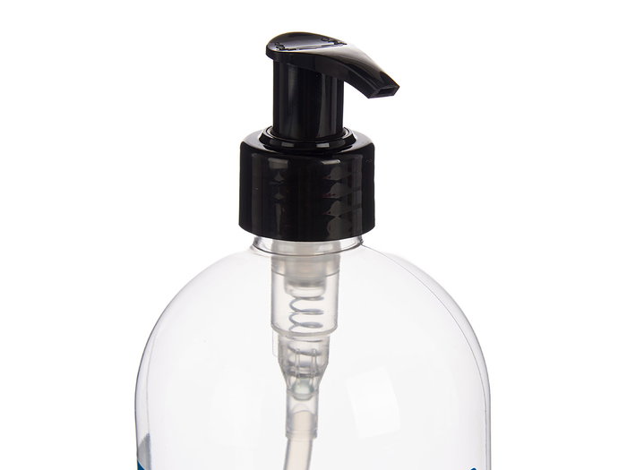 Berilo Bote Dosificador Plástico PET Negro/Transparente 500 ml 8 x 16.5 x 8 cm para Uso Cosmético (Set de 12) Berilo Bote Dosificador Plástico PET Negro/Transparente 500 ml 8 x 16.5 x 8 cm para Uso Cosmético (Set de 12)