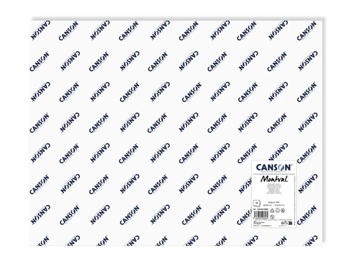 Montval Papel Acuarela Montval 50x65 cm 200 gr Unidad