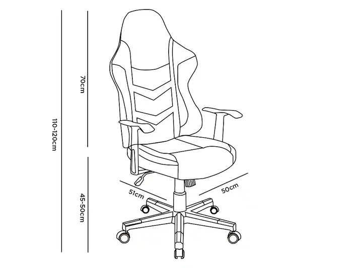 Q-connect Silla Gaming Orvieto Negro/Rojo
