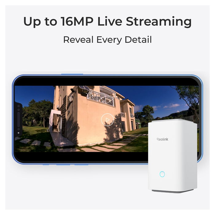 Reolink Hub 1, Hub Interior, Blanco, 8 Cámaras, Ethernet, WiFi, 512 GB MicroSD