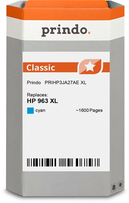 Prindo Cartucho de tinta cian Classic XL PRIHP3JA27AE Prindo Cartucho de tinta cian Classic XL PRIHP3JA27AE