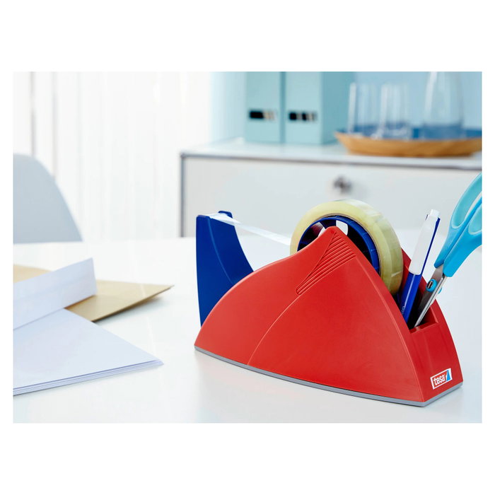 Tesa Easy Cut® Tischabroller azul real