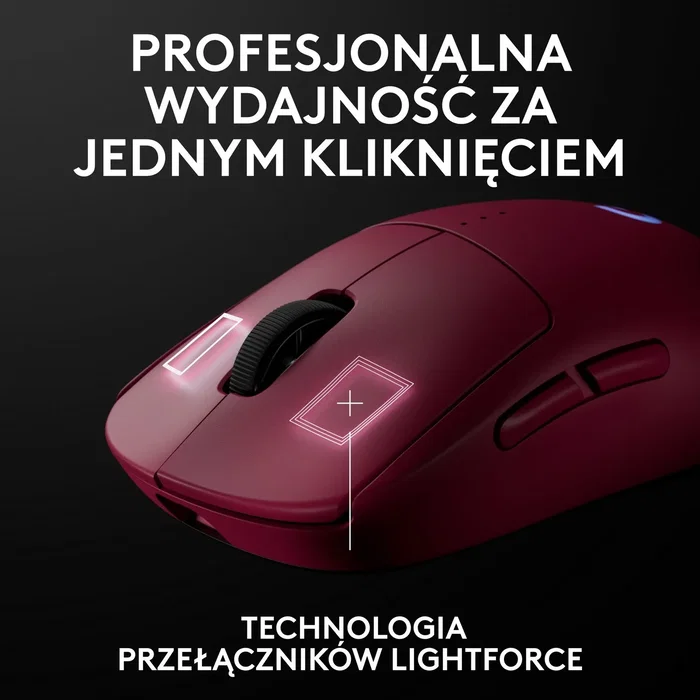 Logitech G Pro 2 Lightspeed Ratón Gaming Inalámbrico 32000 DPI RGB Rosa