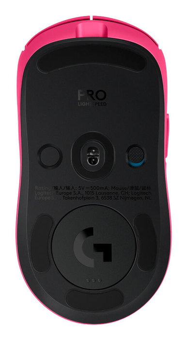 Logitech G PRO 2 LIGHTSPEED Ratón Gaming Inalámbrico Magenta