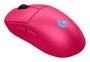 Logitech G PRO 2 LIGHTSPEED Ratón Gaming Inalámbrico Magenta