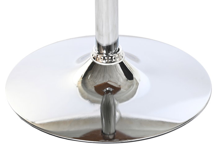 DKD Home Decor Taburete Ajustable de Poliester y Nogal