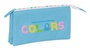 Portatodo Triple Benetton Spring Azul cielo 22 x 12 x 3 cm