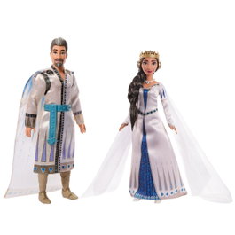 Mattel Pack 2 Muñecos Rey Magnífico y Reina Amaya Hrc18 Disney Wish +3 años
