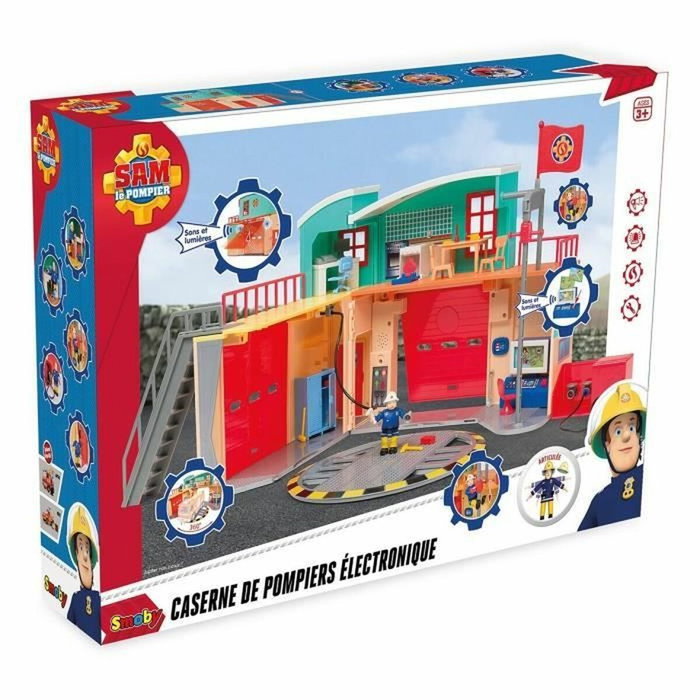Smoby Bombero Sam Pontypandy Estación de bomberos con 1 figura