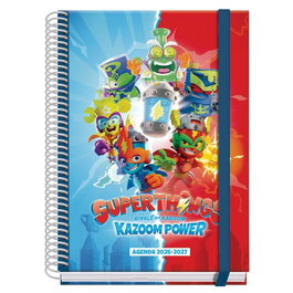 Agenda Escolar (2026-27) Dohe Prime Espiral Tapa Extra A5 S/V Con Goma Superthings