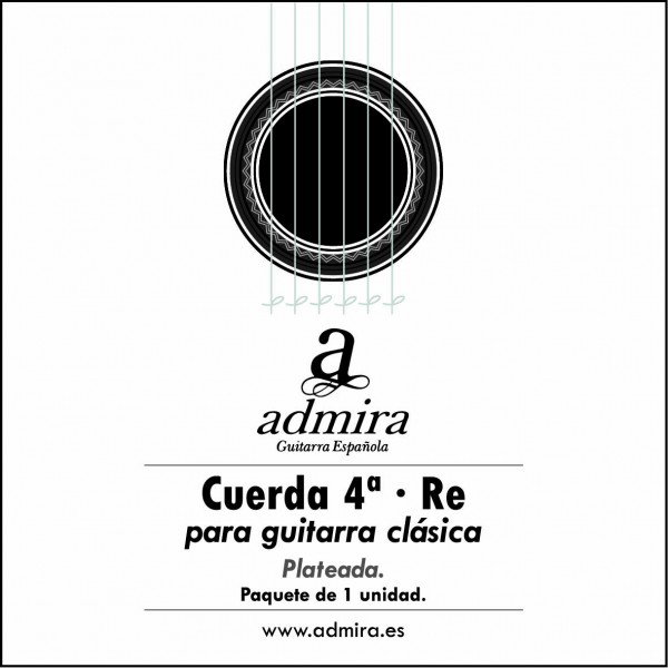 4ª Cuerda Admira para Guitarra Clásica Ca504Cl 4ª Cuerda Admira para Guitarra Clásica Ca504Cl