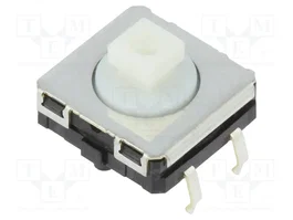Aratas (Formerly Omron Components) B3W-4050S Microconmutador TACT SPST-NO Blanco