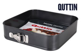 Quttin Pack de 6 Moldes para Horno con Cierre 28 x 28 x 6.8 cm
