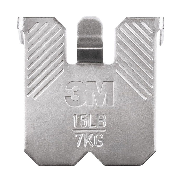 3M Gancho para paredes de yeso 3ph7-2wmr, carga máxima 7 kg, 2 unidades