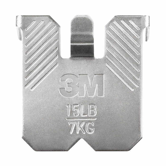 3M Gancho para paredes de yeso, 7 kg, 23 x 23 x 4 mm, 2 uds 3M Gancho para paredes de yeso, 7 kg, 23 x 23 x 4 mm, 2 uds