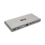 Eaton Tripp Lite USB-C Dock Triple Display 4K con HDMI, DisplayPort, VGA, Hub USB 3.2 Gen 1, Gigabit Ethernet y Carga PD 100W