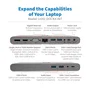 Eaton Docking Station USB-C Triple Display 4K HDMI/DisplayPort VGA Gris