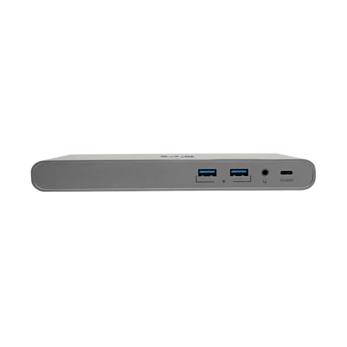 Tripp Lite U442-DOCK4-INT Docking Station USB-C con Triple Pantalla 4K (HDMI, DisplayPort, VGA), Hub USB 3.2 Gen 2 (USB-A/USB-C), Ethernet GbE y Carga PD de 100W