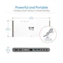 Eaton Docking Station USB-C Triple Display 4K HDMI/DisplayPort VGA Gris