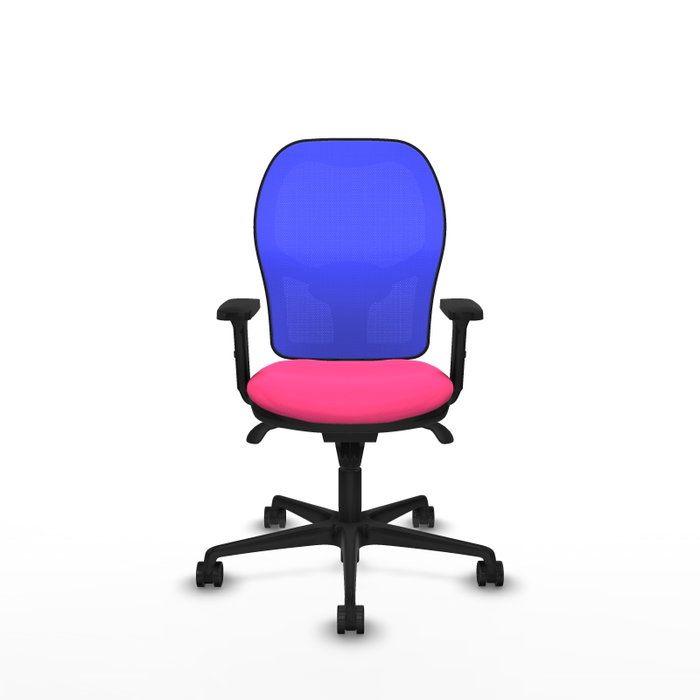 PIQUERAS Y CRESPO Silla de oficina Jorquera con mecanismo Sincro, Rosa y Azul PIQUERAS Y CRESPO Silla de oficina Jorquera con mecanismo Sincro, Rosa y Azul