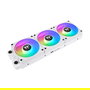 Thermaltake CT120 EX ARGB Sync PC Cooling Fan White 3 Fan Pack 120mm