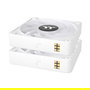 Thermaltake CT120 EX ARGB Sync PC Cooling Fan White 3 Fan Pack 120mm