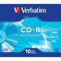 Verbatim CD-R DataLife Extra Protection 700MB 52x (Pack de 10 unidades Slim Case)