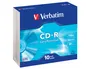 Verbatim CD-ROM Extra Protección Capacidad 700MB Velocidad 52x 80 Min Pack 10 Unidades Caja Slim