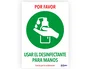 Avery DIN A4 Señal Adhesiva Usar Desinfectante Manos Resistente UV Pack 2 Unidades