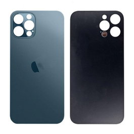 CoreParts Cubierta Trasera de Cristal para Apple iPhone 12 Pro - Azul Pacífico